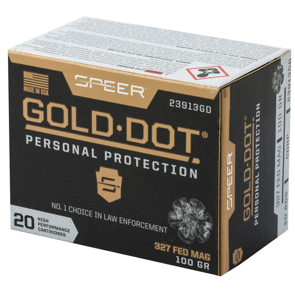 Speer Gold Dot 327 Federal Magnum 100-Grain Hollow Point Ammunition (20 Rounds per Box)