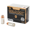 Speer Gold Dot 45 ACP 185-Grain Hollow Point Ammunition - Reliable Self-Defense and Law Enforcement Load