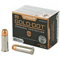 Speer Gold Dot 44 Special 200-Grain Hollow Point Ammunition - Reliable Self-Defense Load
