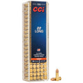 CCI Ammunition 22 Long Copper Plated Round Nose – 29 Grain, 100 Rounds per Box