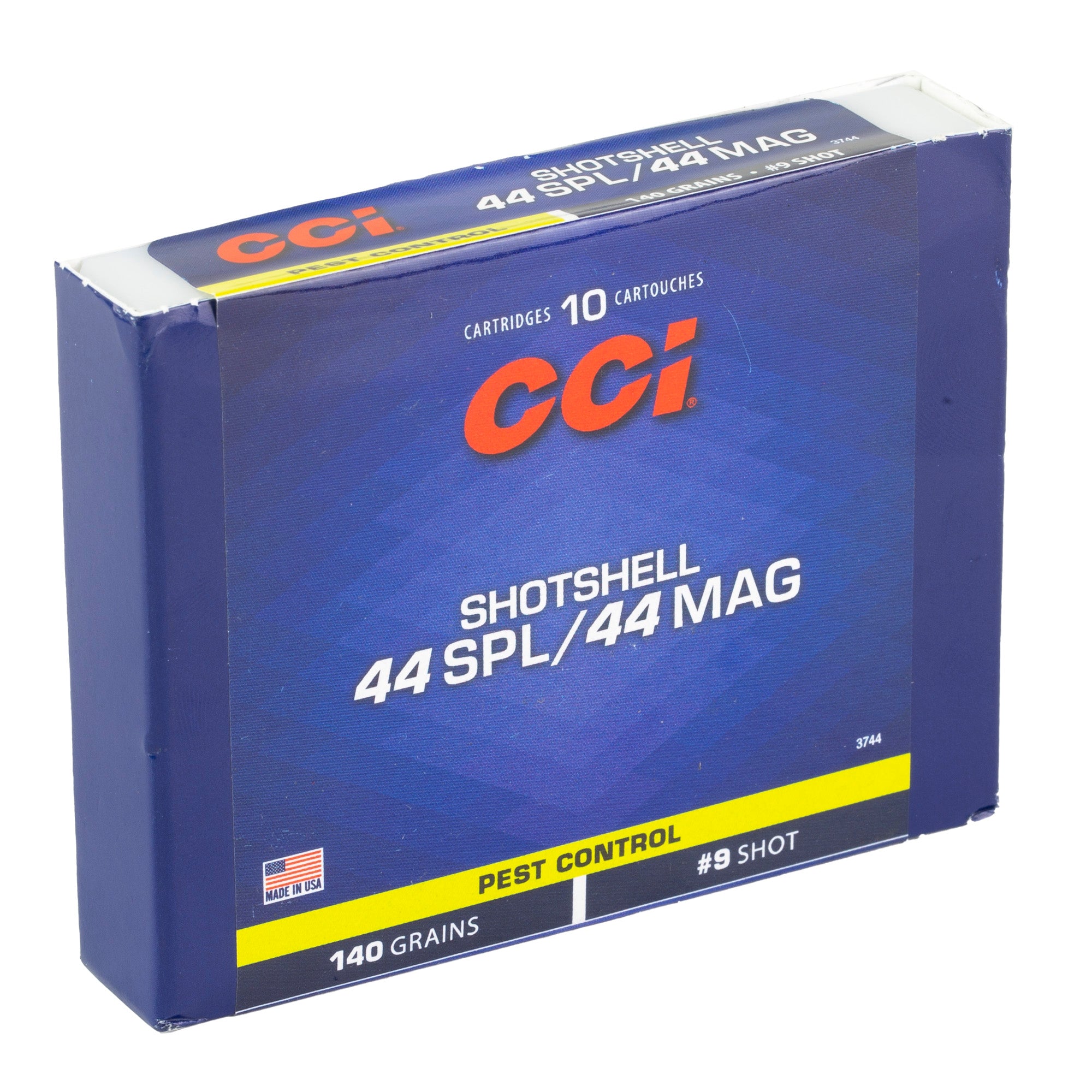 CCI Ammunition 44 Magnum #9 Shotshell – 140 Grain, 10 Rounds per Box