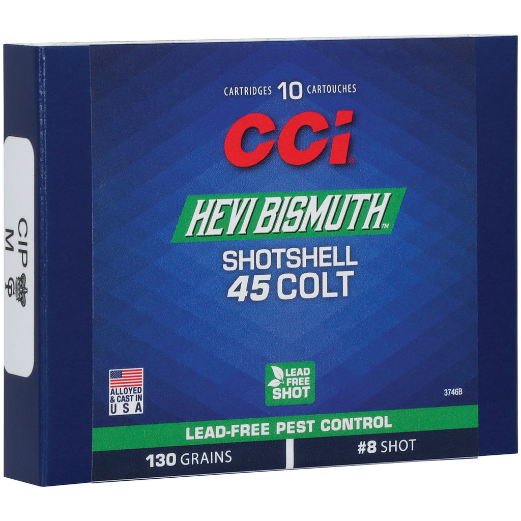 CCI Ammunition 45 Colt Hevi-Bismuth Shotshells - 130 Grain, 10 Pack