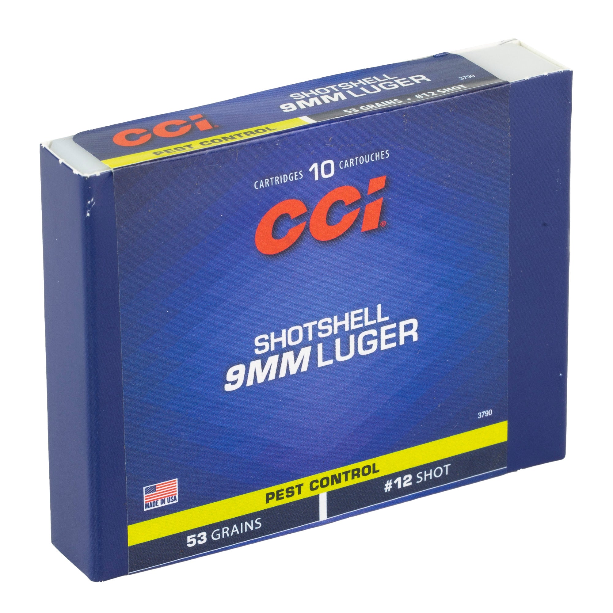 CCI Ammunition 9mm #12 Shotshell - 53 Grain, 10 Rounds per Box
