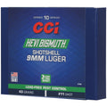 CCI Ammunition 3790B 9mm Bismuth Shotshells - Non-Toxic Lead-Free Pellets