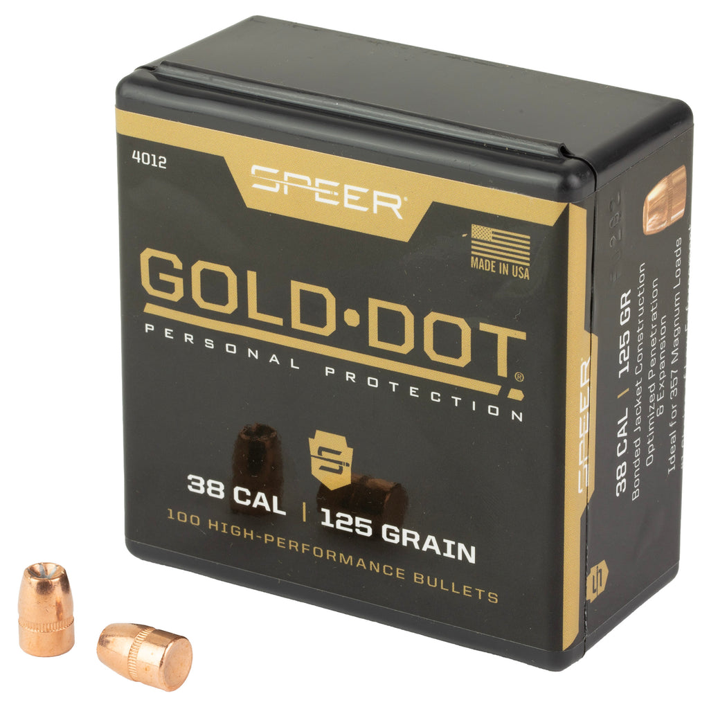 Speer Ammunition Gold Dot .357 Magnum 125 Grain Hollow Point Ammunition - Law Enforcement Grade