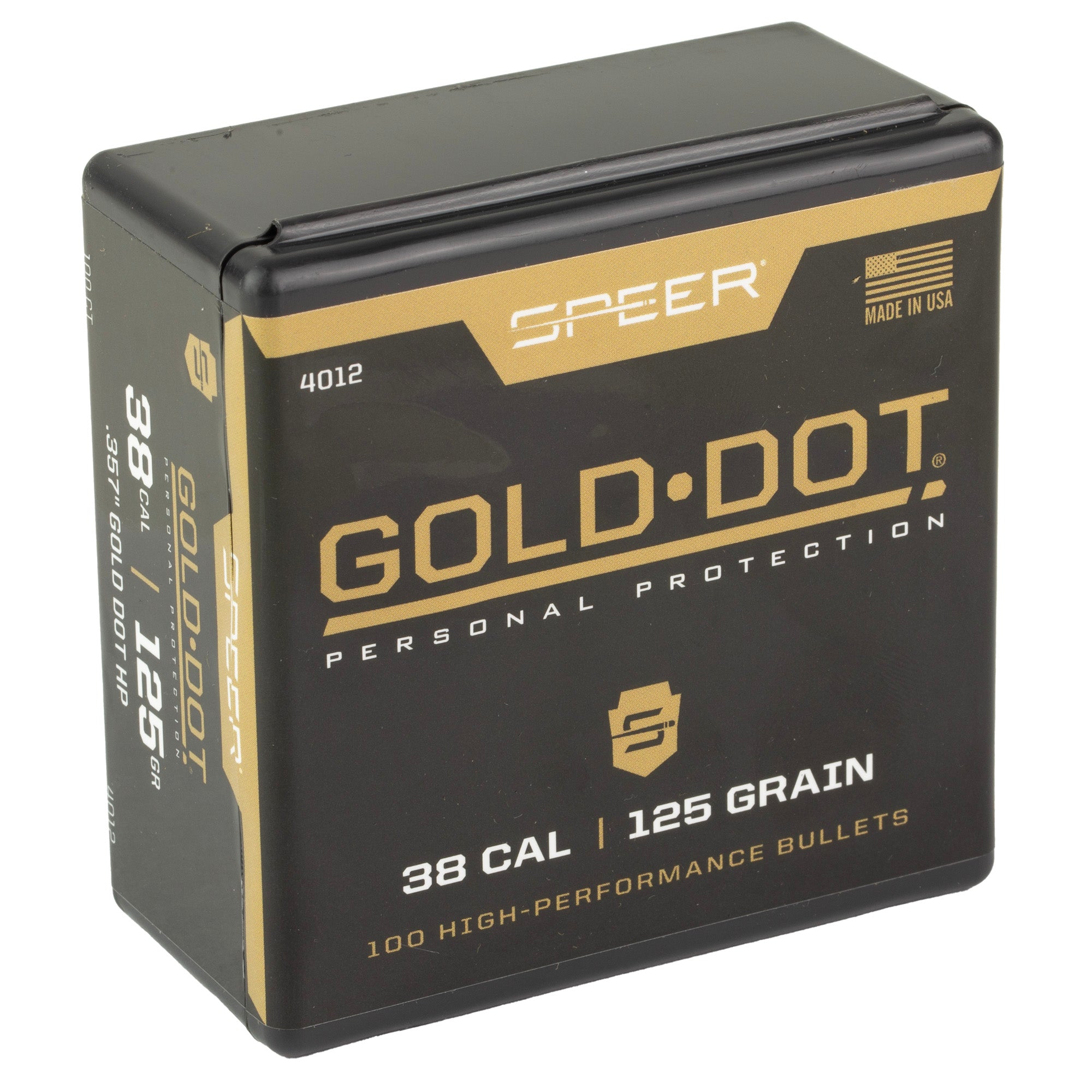 Speer Ammunition Gold Dot .357 Magnum 125 Grain Hollow Point Ammunition - Law Enforcement Grade