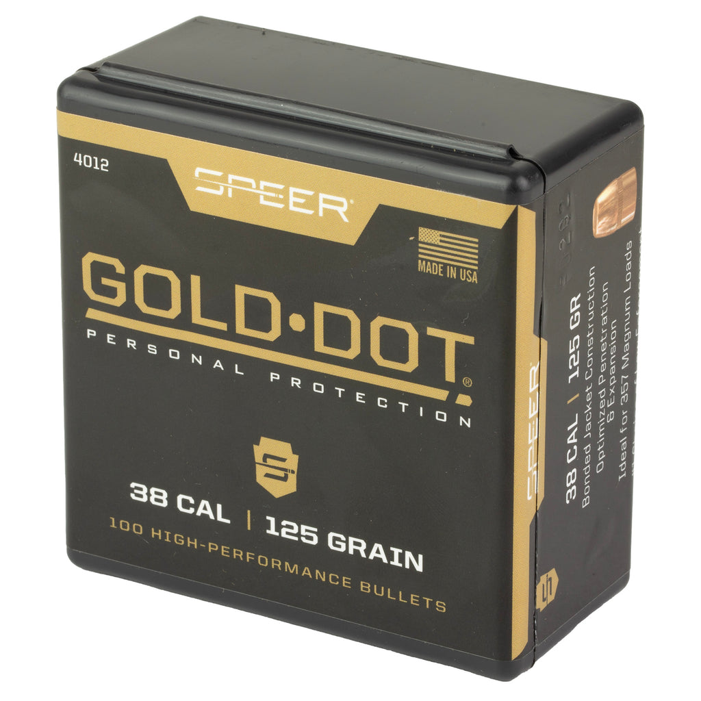 Speer Ammunition Gold Dot .357 Magnum 125 Grain Hollow Point Ammunition - Law Enforcement Grade