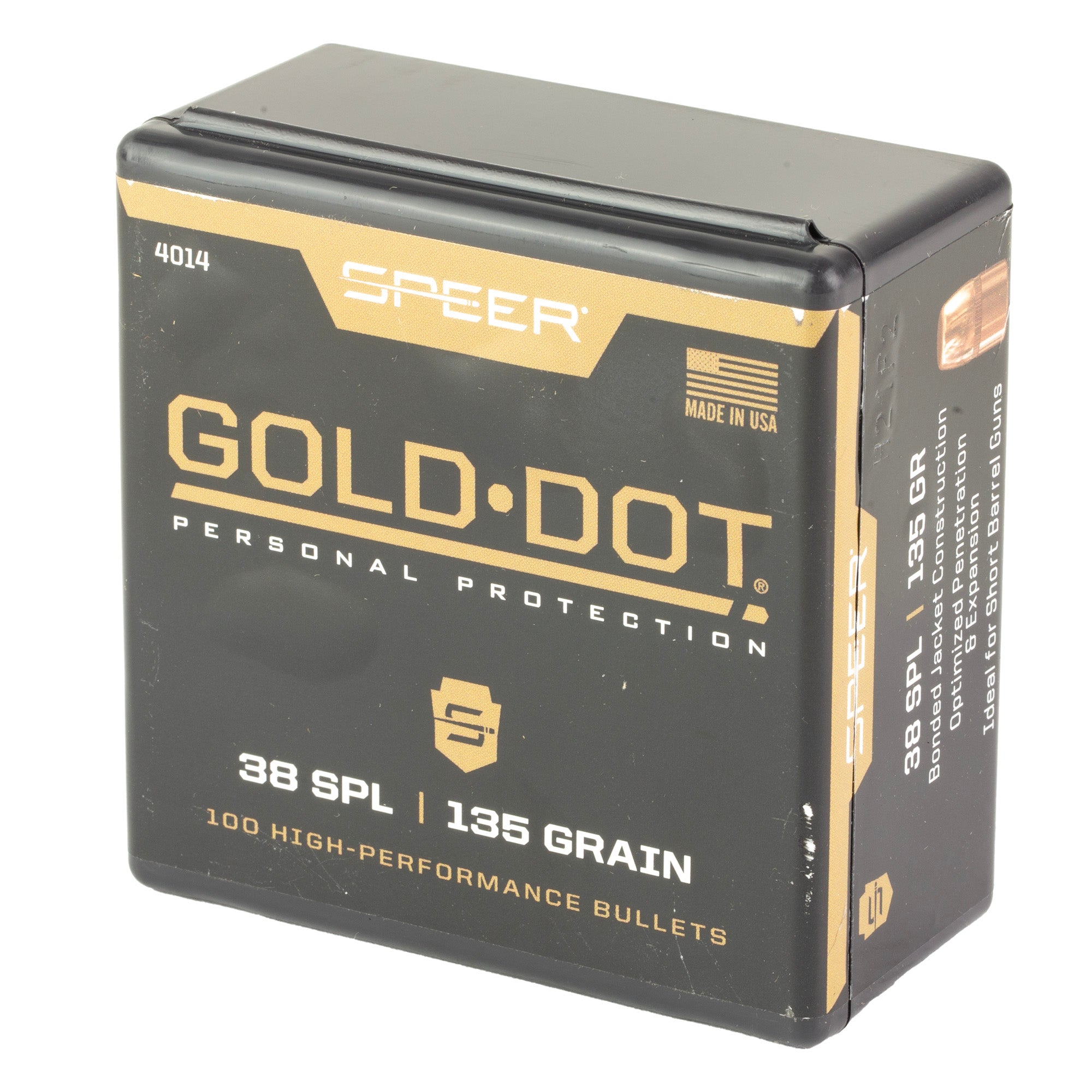 Speer Gold Dot .357 Magnum 135 Grain Hollow Point Ammunition - Law Enforcement Grade