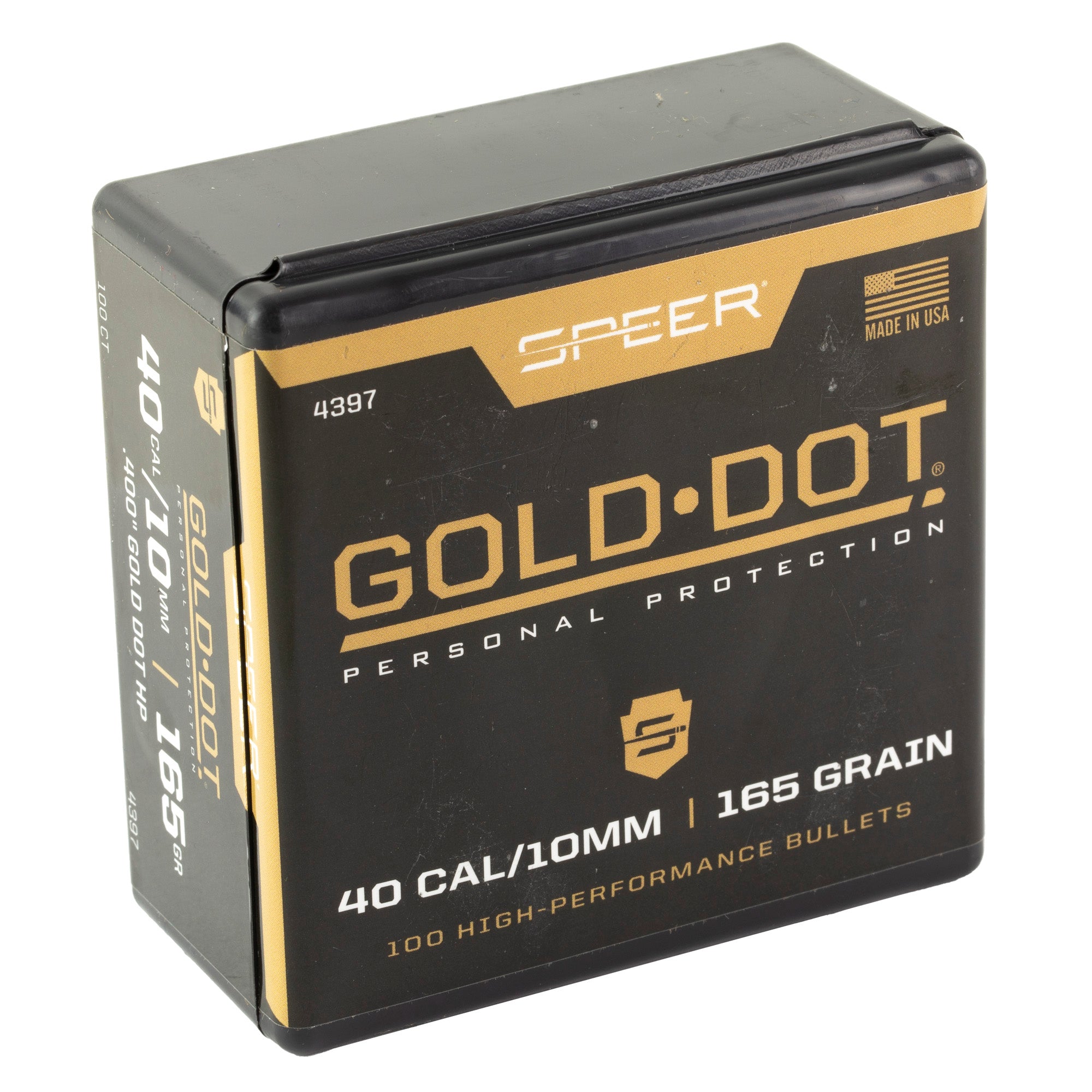 Speer Ammunition Gold Dot .400 165 Grain Hollow Point Ammo - Law Enforcement Quality