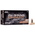 Blazer Ammunition 5201 9mm Luger 124 Grain Full Metal Jacket (FMJ), 50 Rounds Per Box