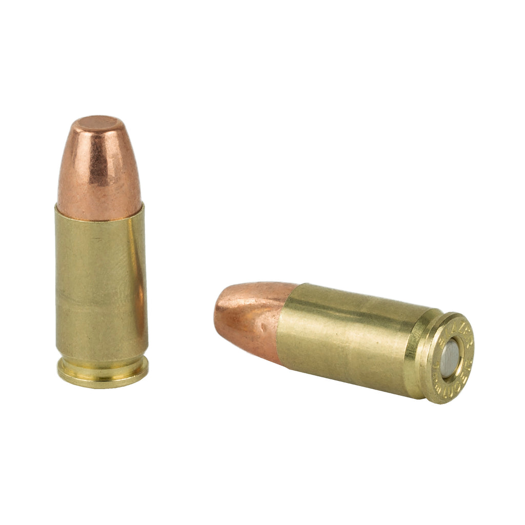 Blazer Ammunition 5203 9mm 147 Grain Full Metal Jacket Brass Case - Pack of 50