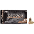 Blazer Ammunition BLAZER BRASS 45 ACP 230-Grain FMJ Ammunition - 50 Rounds per Box