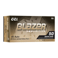 Blazer Ammunition Brass Hollow Point 45 ACP 230 Grain - 50 Rounds per Box