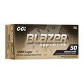 CCI Ammunition Blazer Brass 9mm 124 Grain Hollow Point – Reliable Self-Defense and Training Round