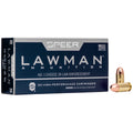 Speer Ammunition Lawman 45 ACP 230 Grain Total Metal Jacket Ammo – 50 Rounds per Box, 1000 per Case