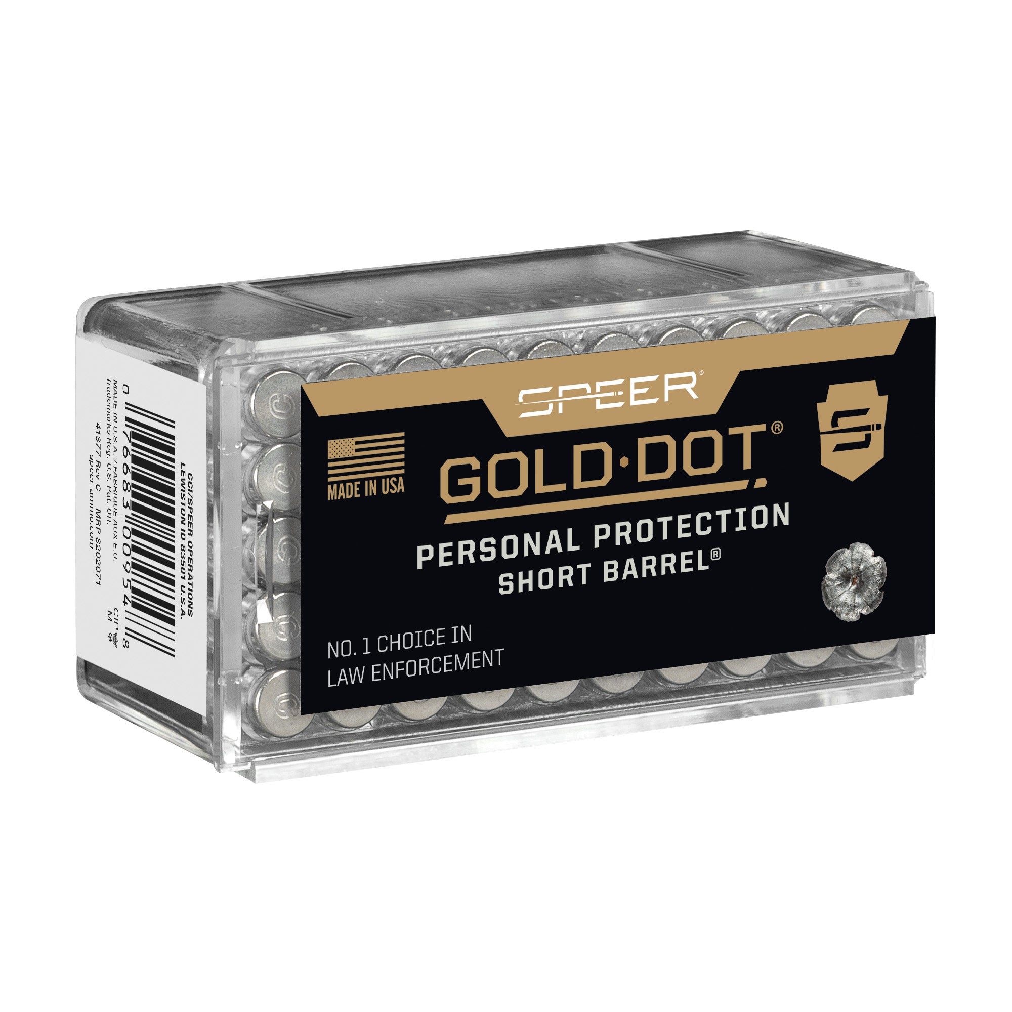 Speer Gold Dot 22 WMR 40 Grain Short Barrel Hollow Point Ammunition