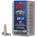 CCI Ammunition Uppercut 22 Long Rifle 32 Grain Hollow Point (50 Rounds per Box)