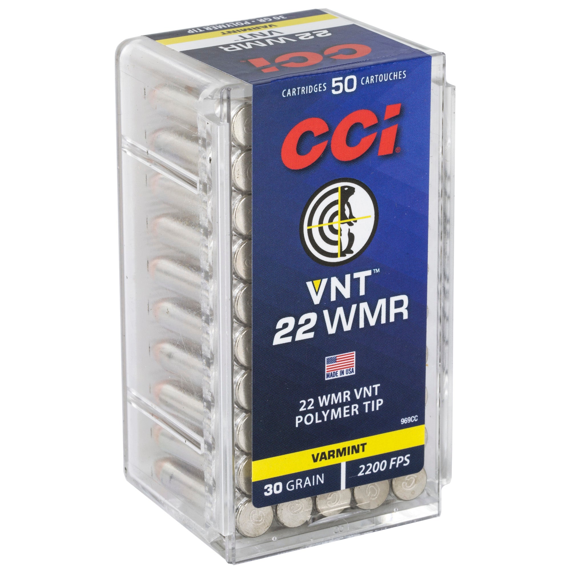 CCI Ammunition 22 WMR 30 Grain Varmint Tip – Long-Range Accuracy and Explosive Impact
