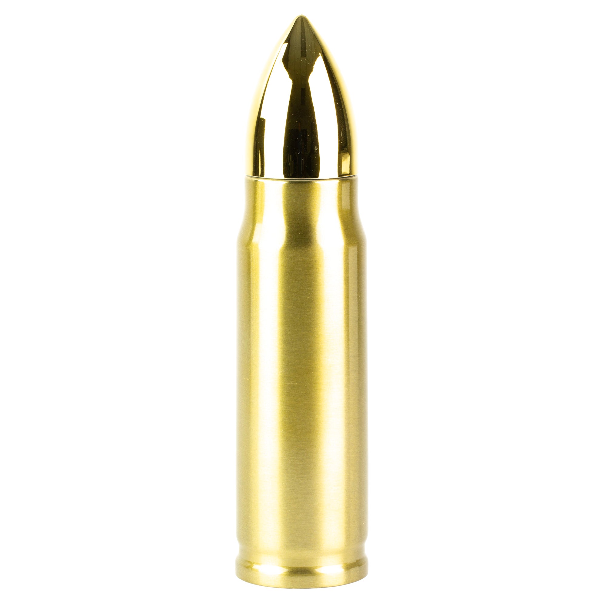 Caliber Gourmet CBG Bullet Thermos Bottle 17oz - Gold, Leak-Proof Travel Mug for Hot and Cold Drinks