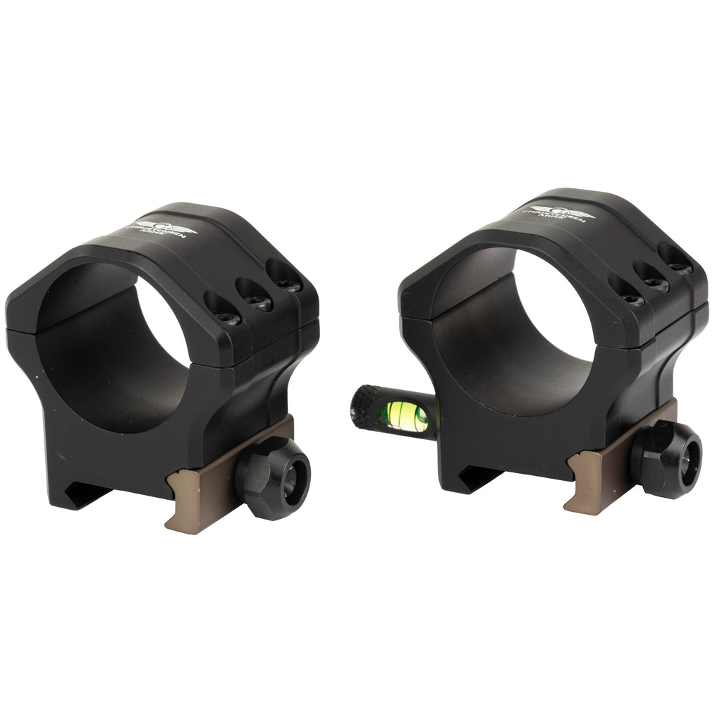 Christensen Arms Tactical 30mm Scope Rings - Precision CNC-Machined Black Mounting Platform