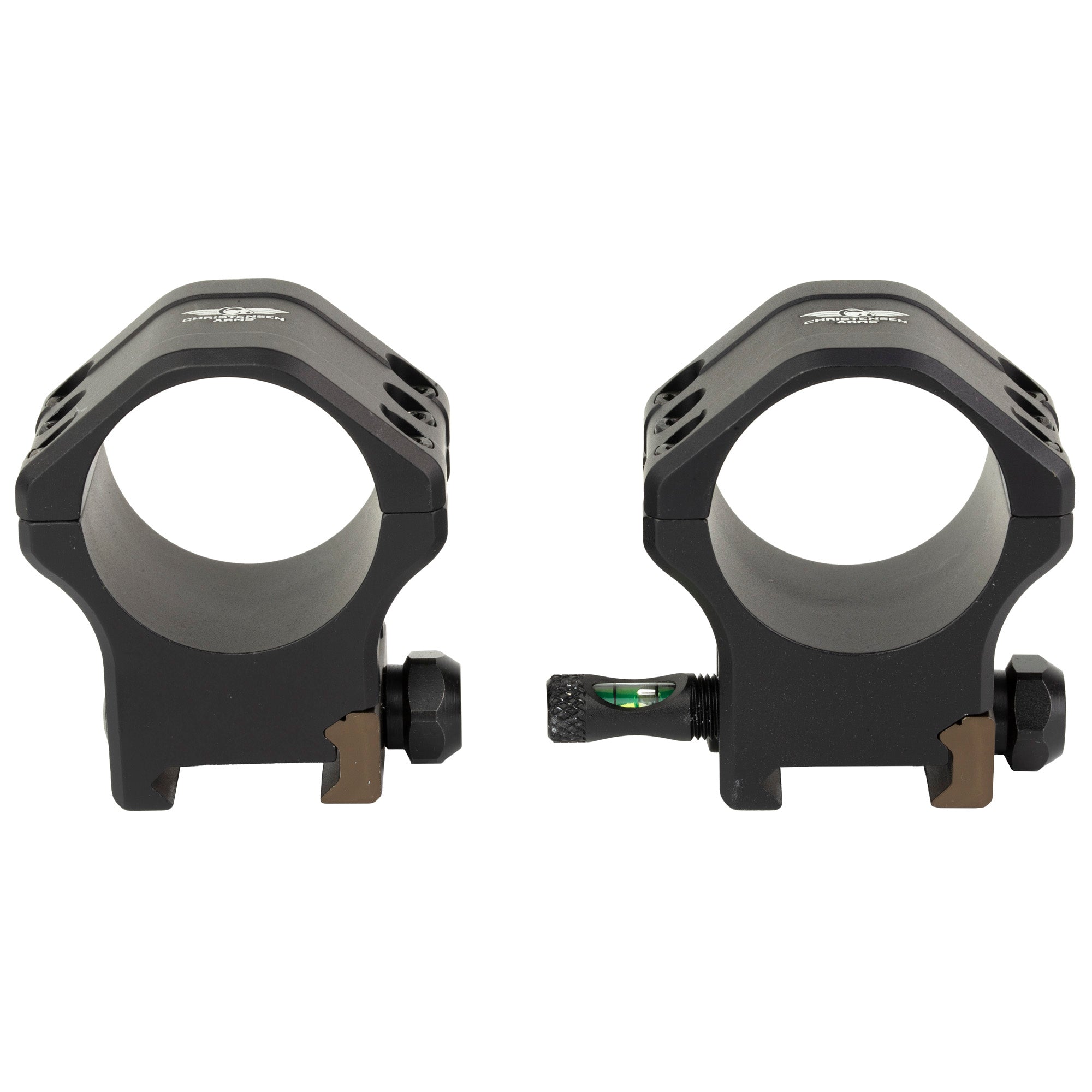 Christensen Arms Tactical 34mm Scope Rings - High Profile Black (Part Number 810-00042-04)