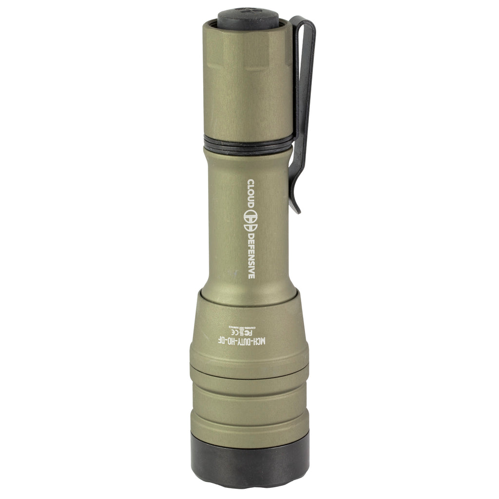 Cloud Defensive MCH Duty Flat Dark Earth High-Output Flashlight - Model CD2203-DF-P-FDE