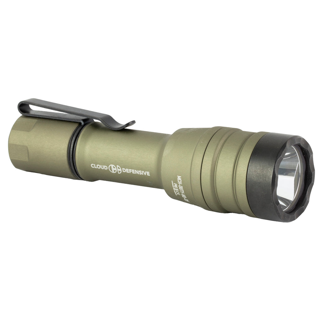 Cloud Defensive MCH Duty Flat Dark Earth High-Output Flashlight - Model CD2203-DF-P-FDE