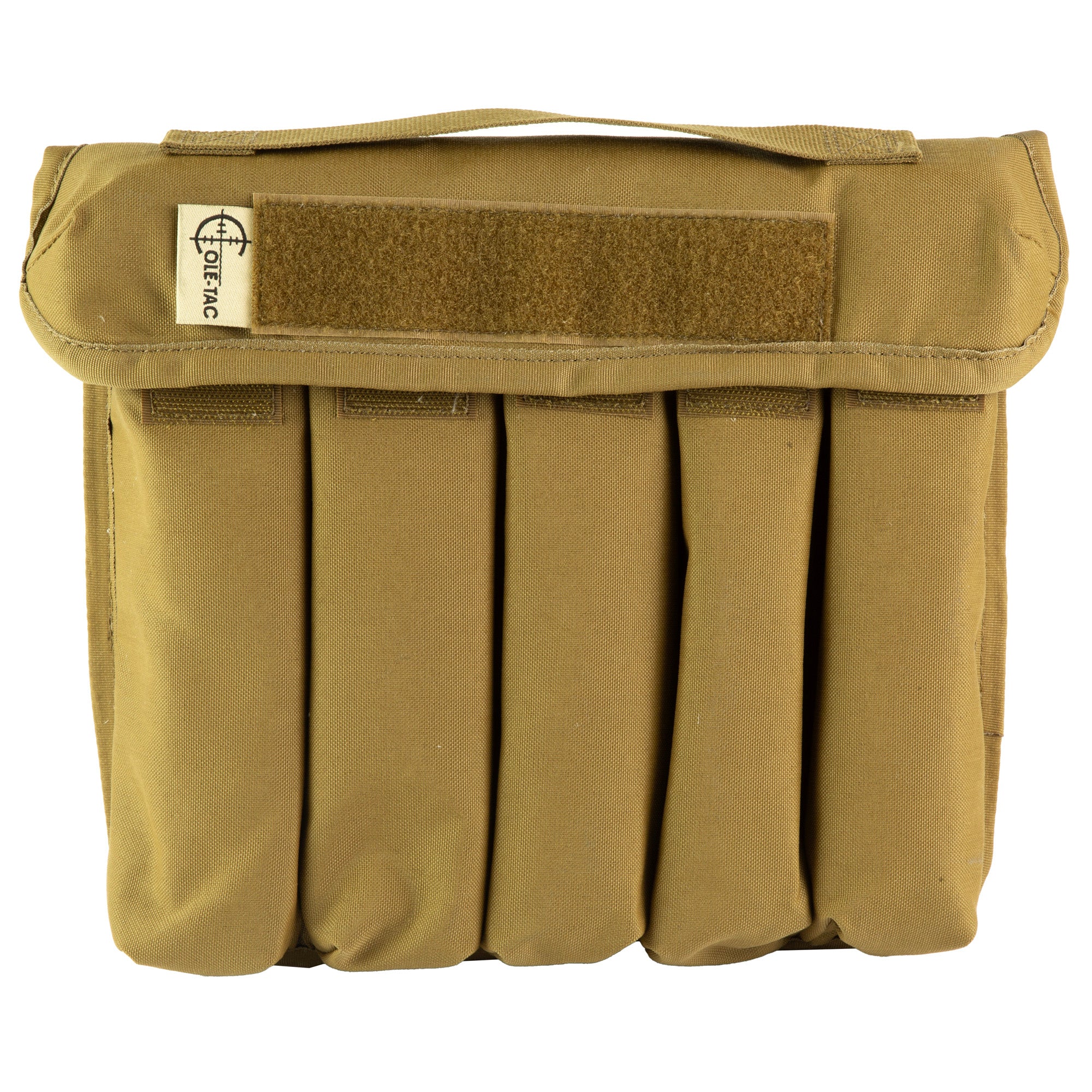 Cole-TAC Can Caddy Pouch - Coyote Brown, 500 Denier Nylon Suppressor Transport Accessory