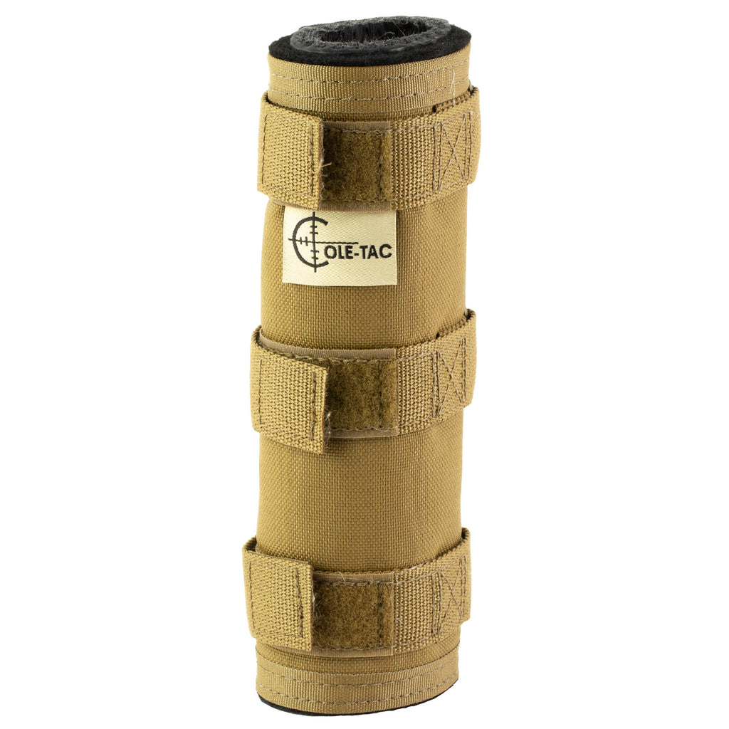 Cole-TAC HTP 7.5-inch Suppressor Cover in Coyote for High-Temperature Firearms