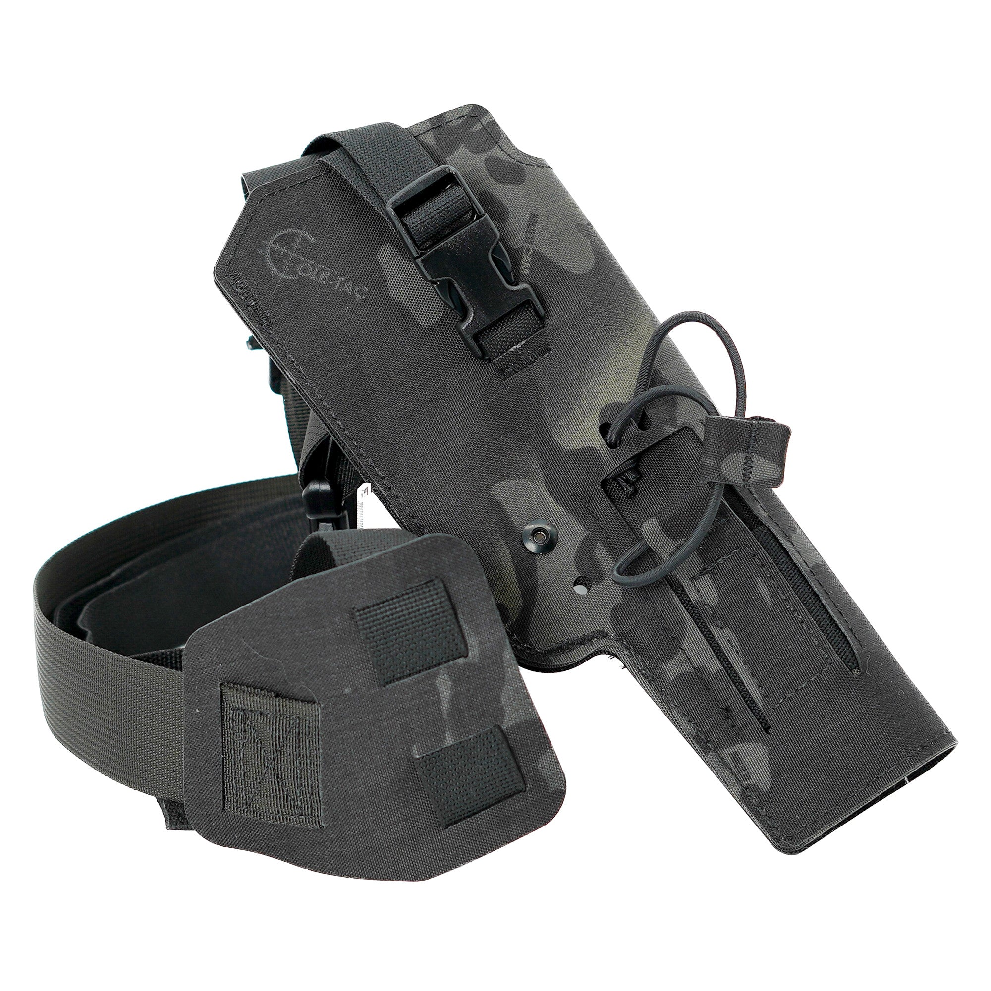 Cole-TAC Varmint Wrangler Suppressed .22 Holster in MultiCam Black – Shoulder Holster for Hunting and Pest Control