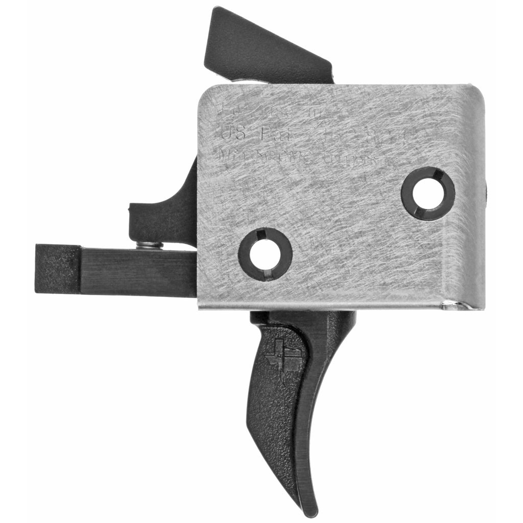 CMC Triggers AR-15 Match Combat Curved Trigger - Single Stage, 3.5 lb, Black