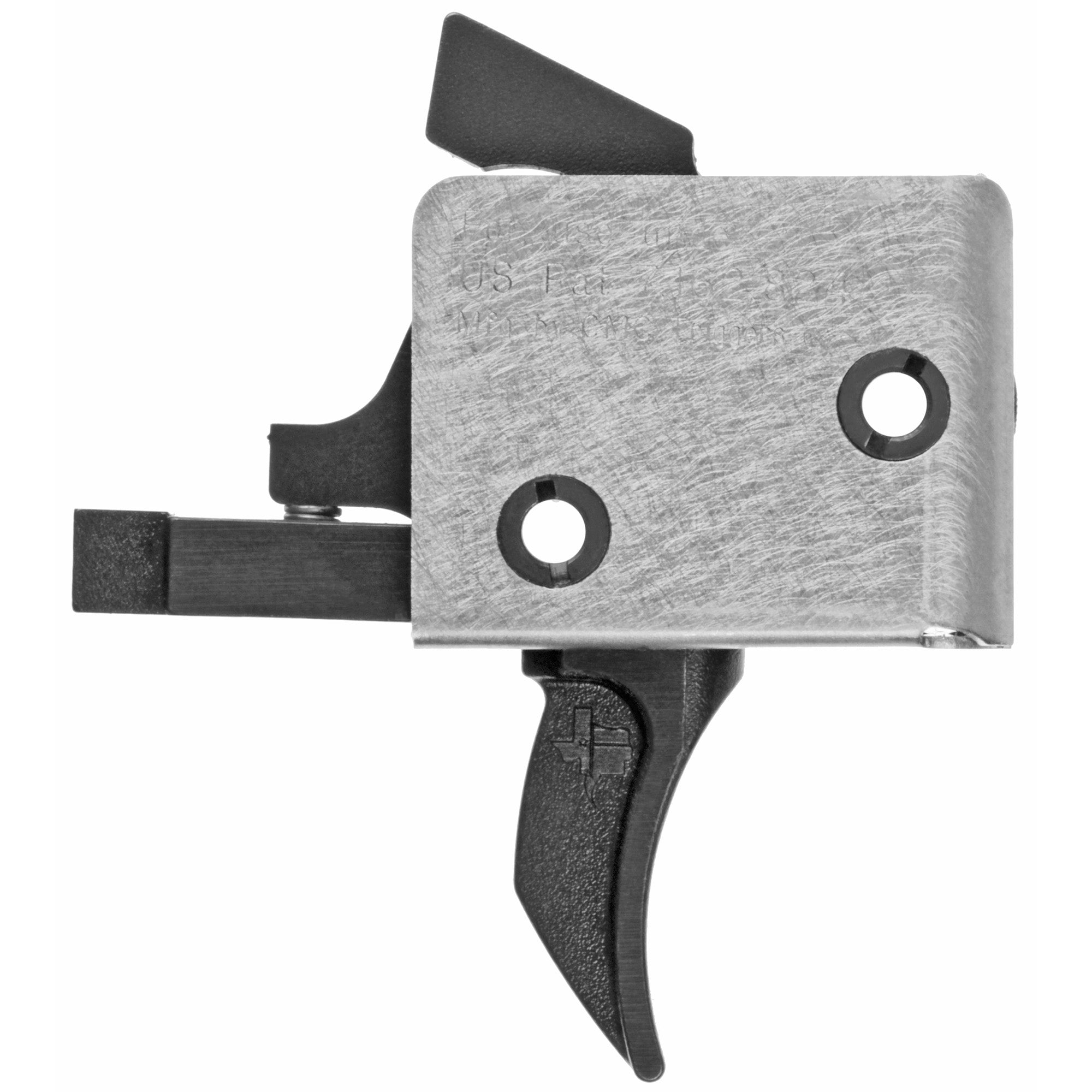 CMC Triggers AR-15 Match Combat Curved Trigger - Single Stage, 3.5 lb, Black