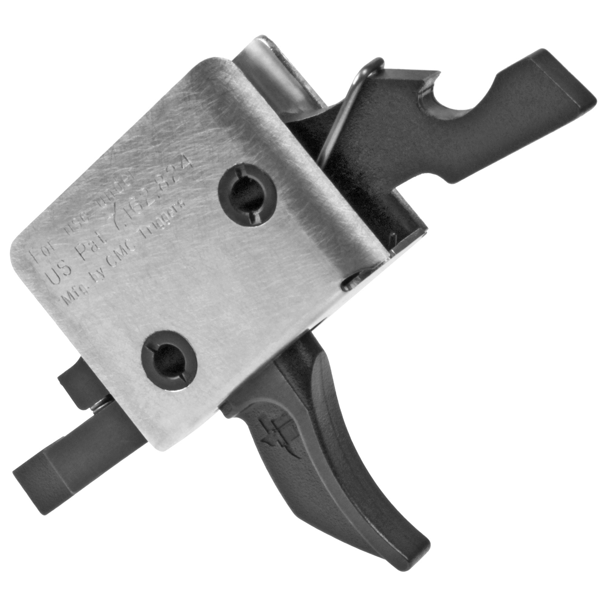 CMC Triggers AR-15 Match Combat Curved Trigger - Single Stage, 3.5 lb, Black