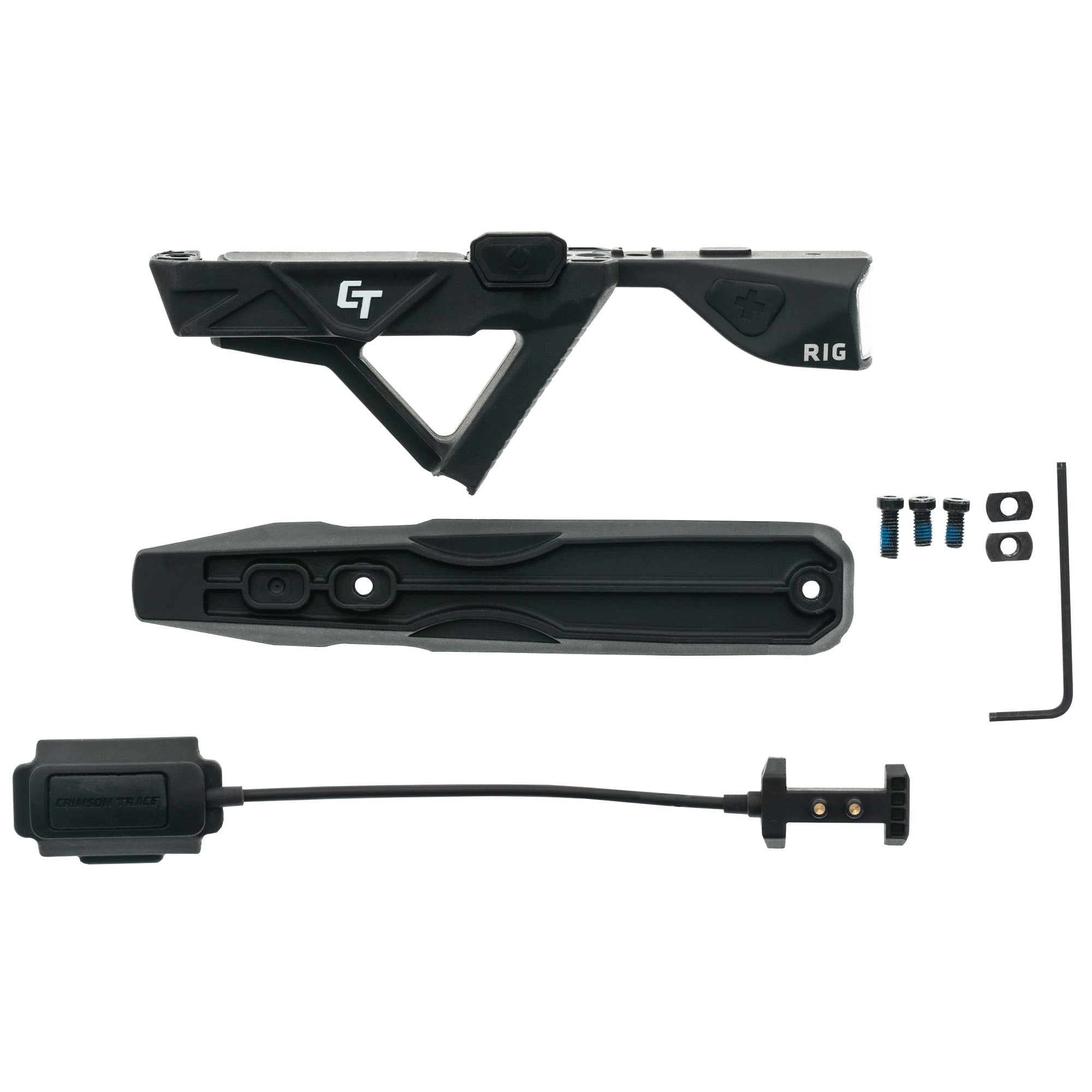 Crimson Trace Corporation CTC RIG RAPID ILLUMINATION GRIP - Ambidextrous Weapon Light with Angled Foregrip for M-LOK and Picatinny Rails
