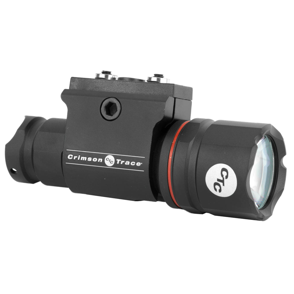 Crimson Trace CTC Tac Light with Universal Rail Mount – 500 Lumens Black Weaponlight for Long Guns