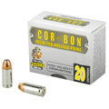 Corbon Ammo 9115 9mm +P 115 Grain Jacketed Hollow Point Ammunition, 20 Rounds per Box