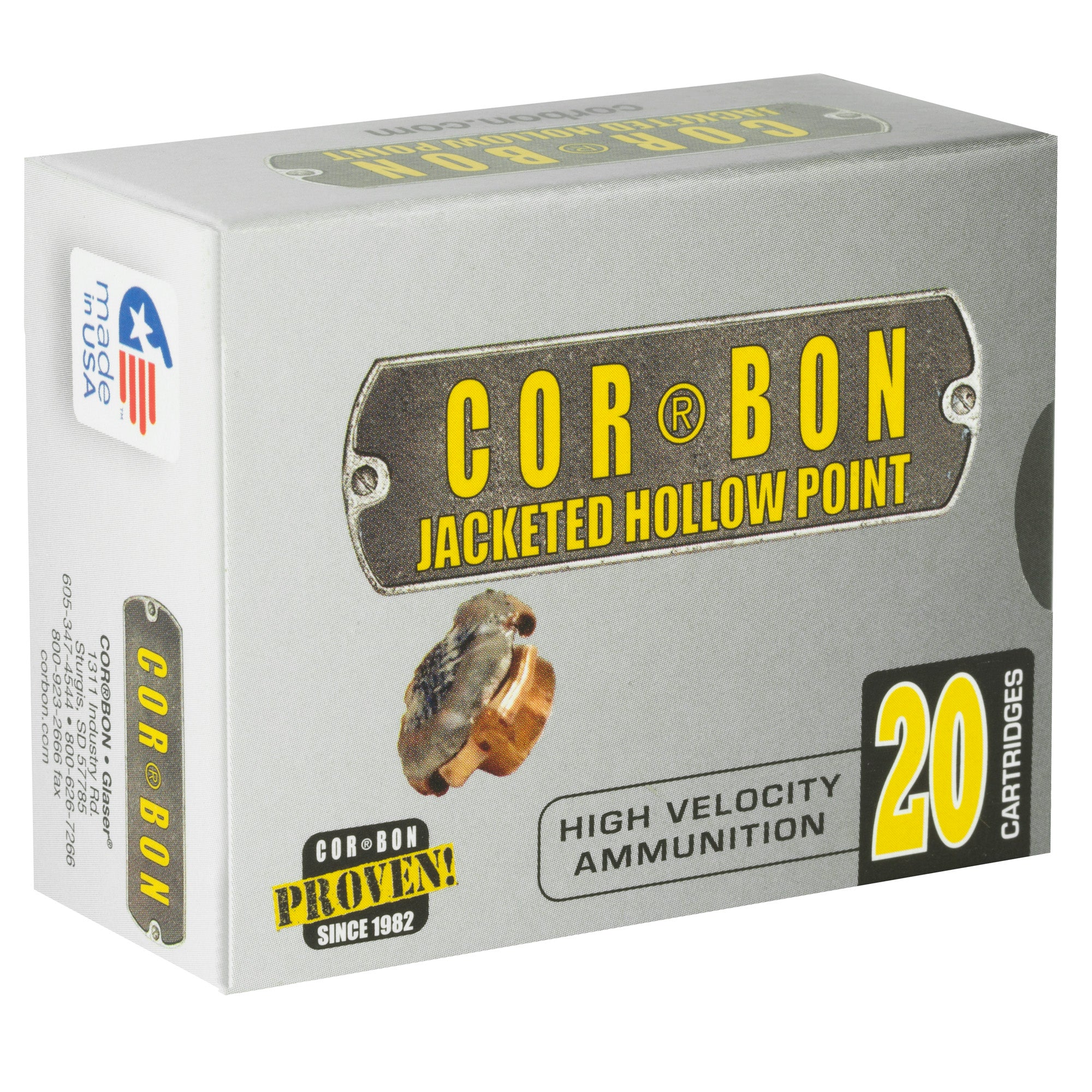 Corbon Ammo 10mm 165-Grain JHP Self Defense Ammunition (20 Rounds per Box)