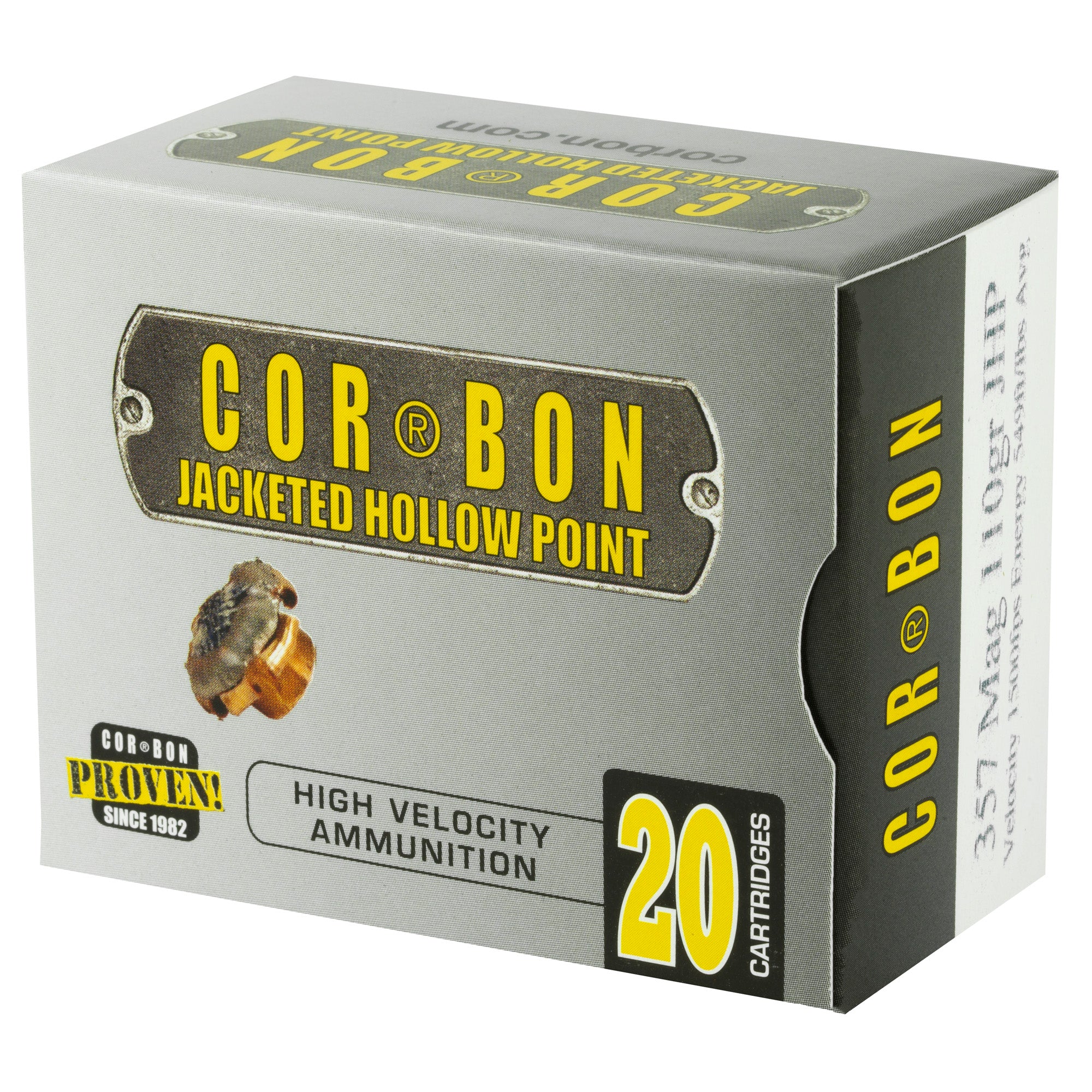 Corbon Ammo 357 Magnum 110-Grain JHP Self Defense Ammunition - 20 Rounds Per Box