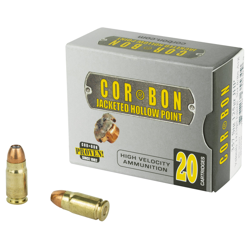 Corbon Ammo 357 Sig 125 Grain JHP Self Defense Ammunition