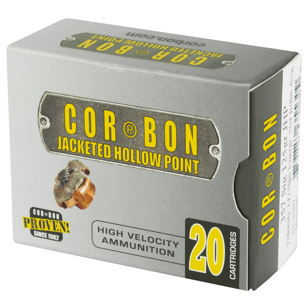 Corbon Ammo 357 Sig 125 Grain JHP Self Defense Ammunition