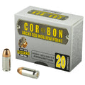 Corbon Ammo 380 ACP 90 Grain JHP Self Defense Ammunition - 20 Rounds Per Box