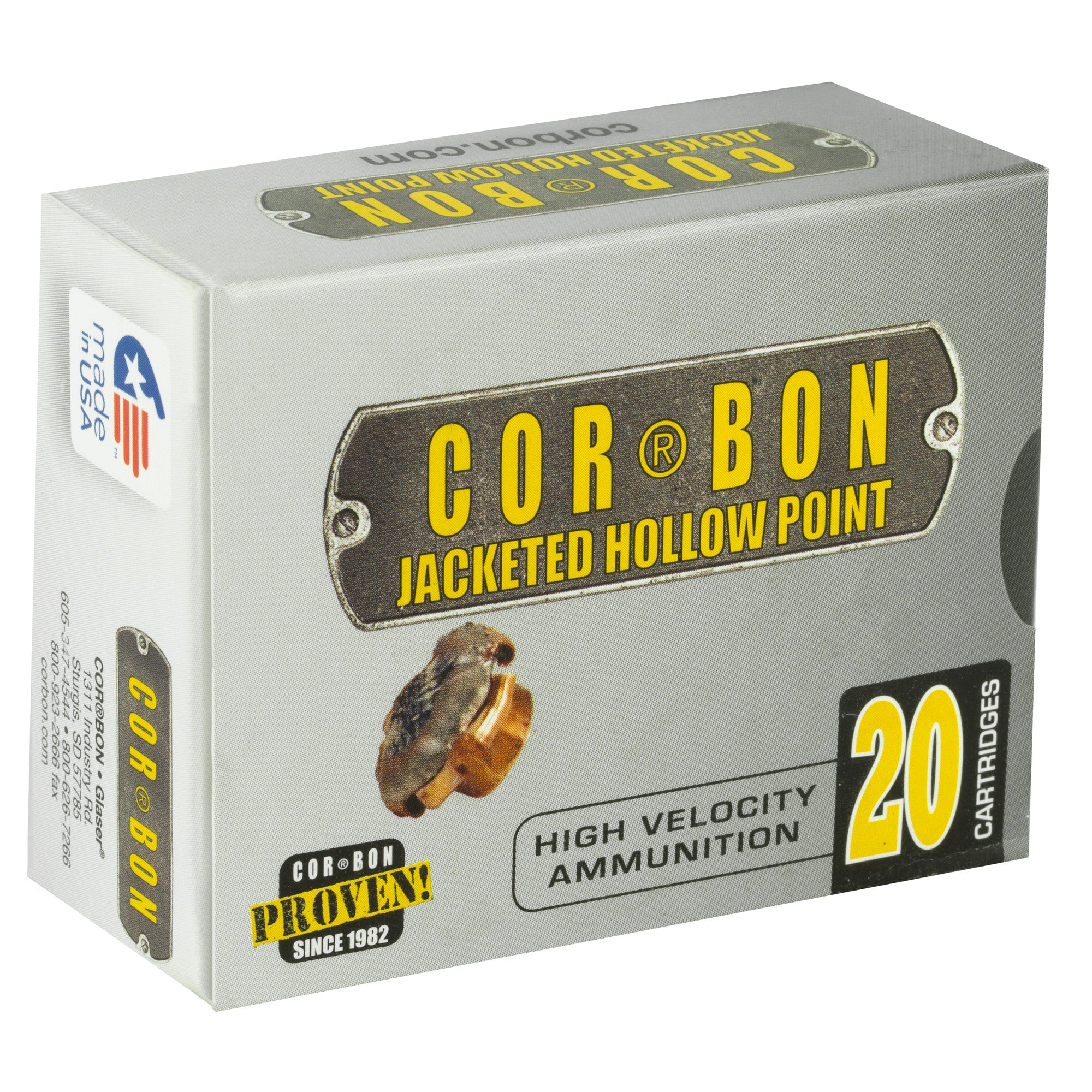 Corbon Ammo 45 ACP +P 230 Grain JHP Self Defense Ammunition
