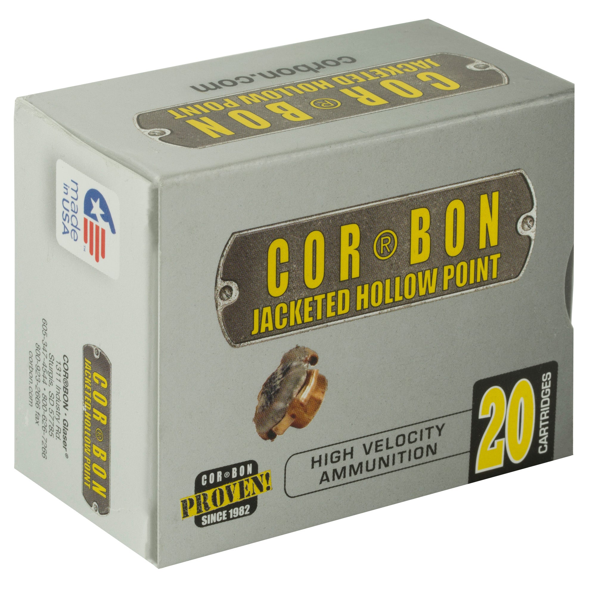 Corbon Ammo 45 Colt +P 200GR JHP Self Defense Ammunition (20 rounds per box)
