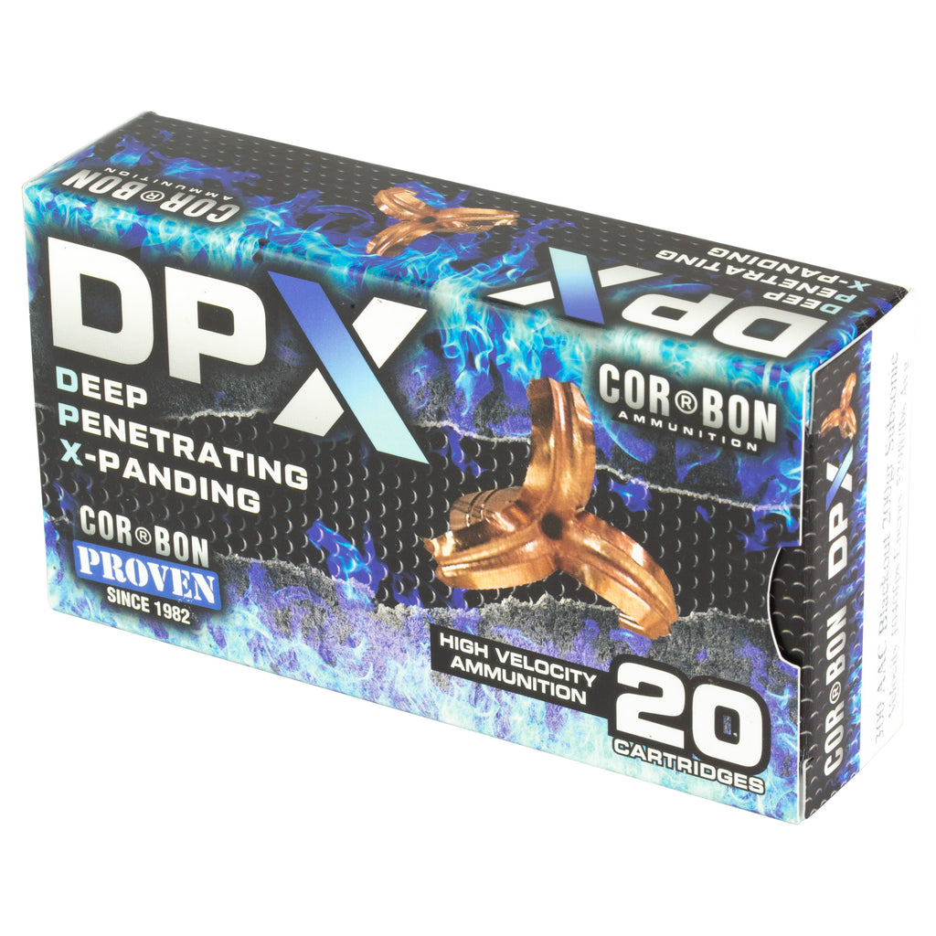 Corbon Ammo DPX 300 Blackout 200-Grain Deep Penetrating X Hollow Point Ammunition