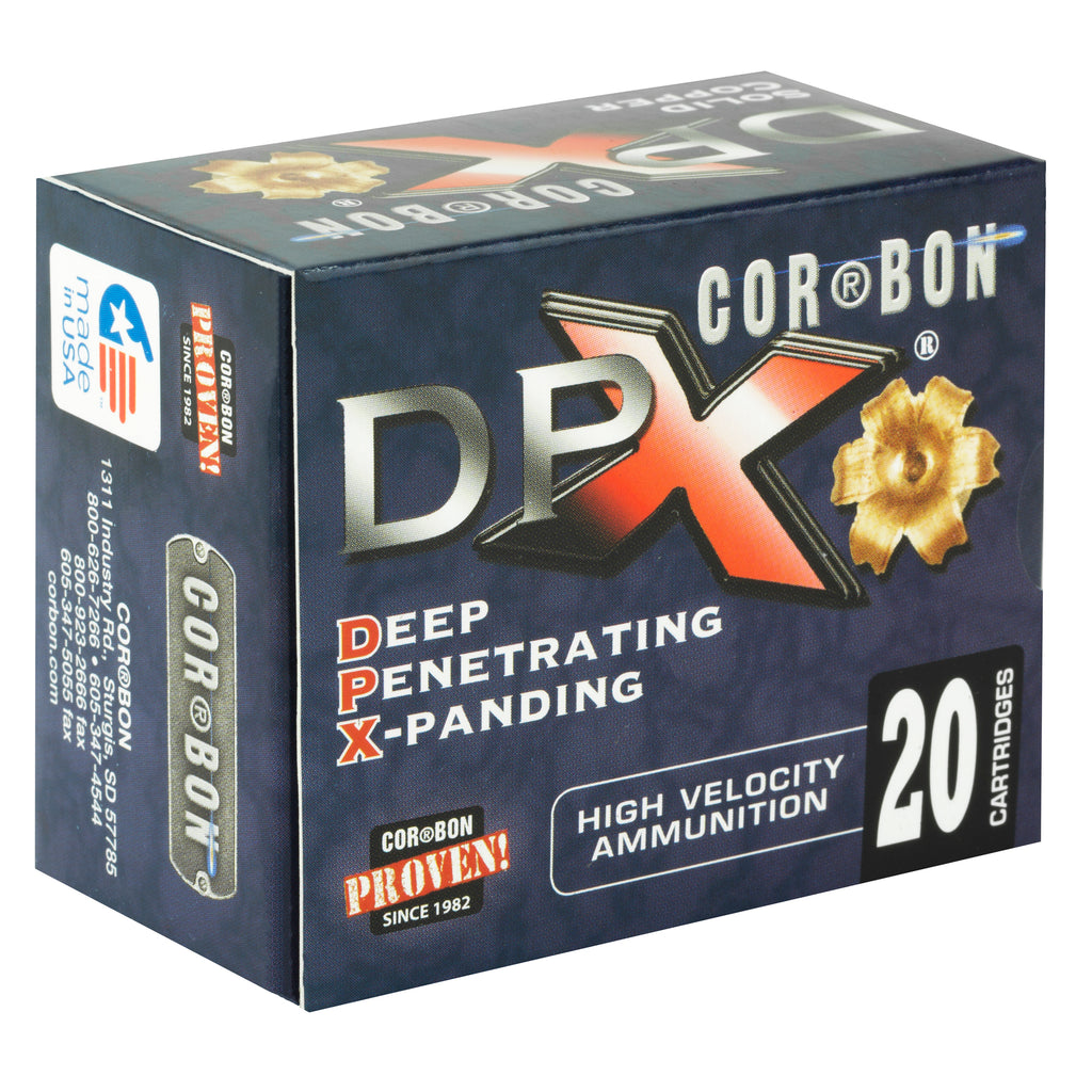 CORBON DPX 38 Special +P 110-Grain Deep Penetrating X Bullet Ammunition (20 Rounds)