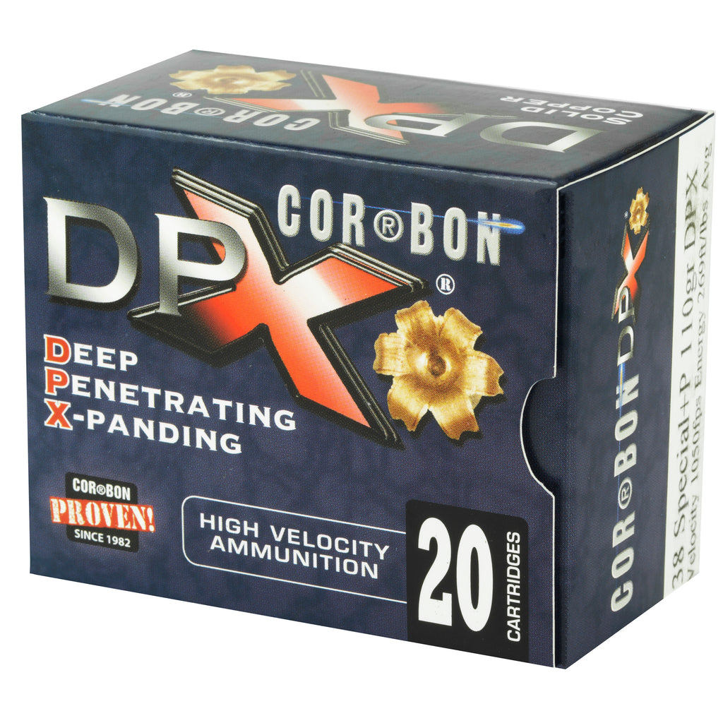CORBON DPX 38 Special +P 110-Grain Deep Penetrating X Bullet Ammunition (20 Rounds)