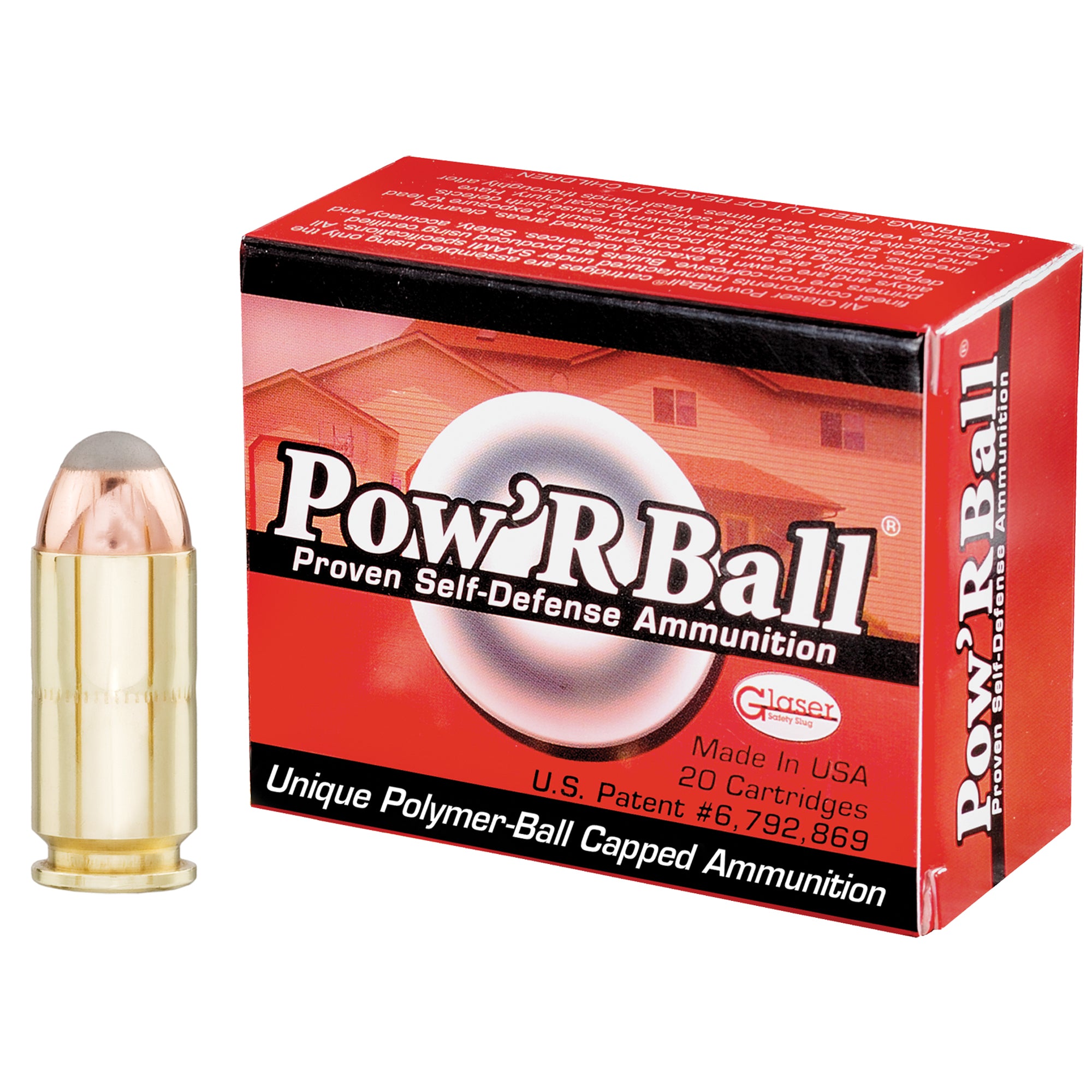 Corbon Ammo Pow'rBall .40 S&W 135-Grain Polymer Tip Ammunition (20/500)