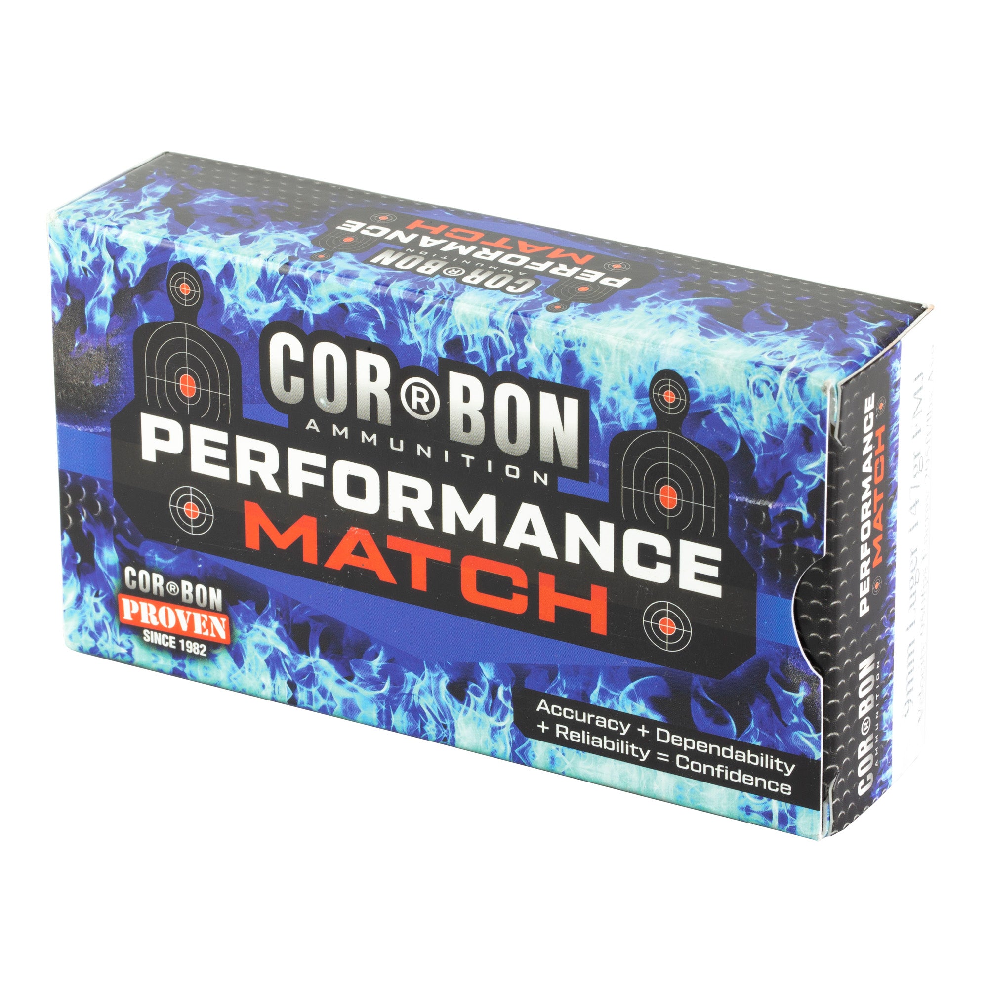 Cor-Bon Ammo Performance Match 9mm Luger 147-Grain FMJ Ammunition (50 Rounds)