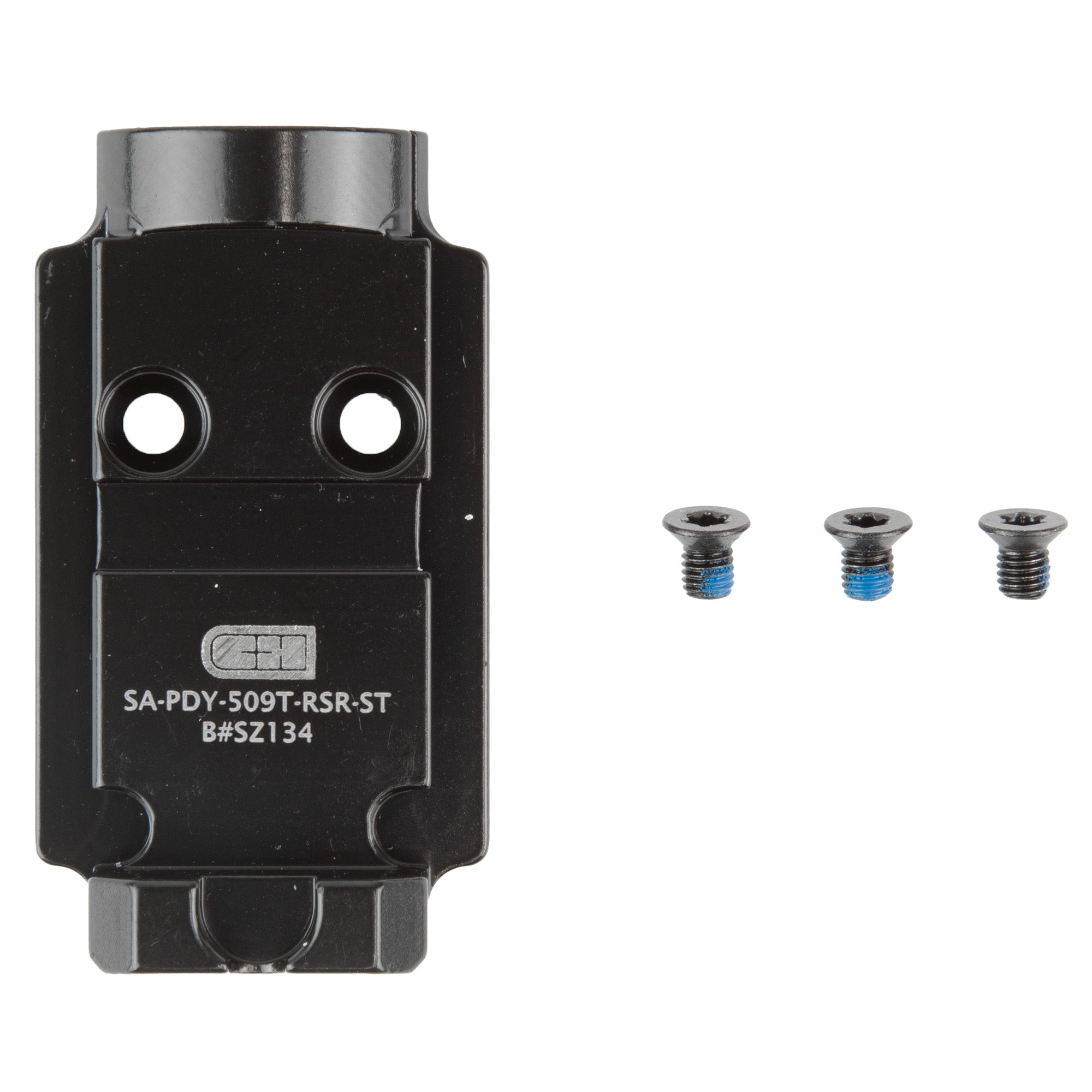 C&H Precision Prodigy Mount Plate with RS - Model AOS-509T-RSR-ST, Black