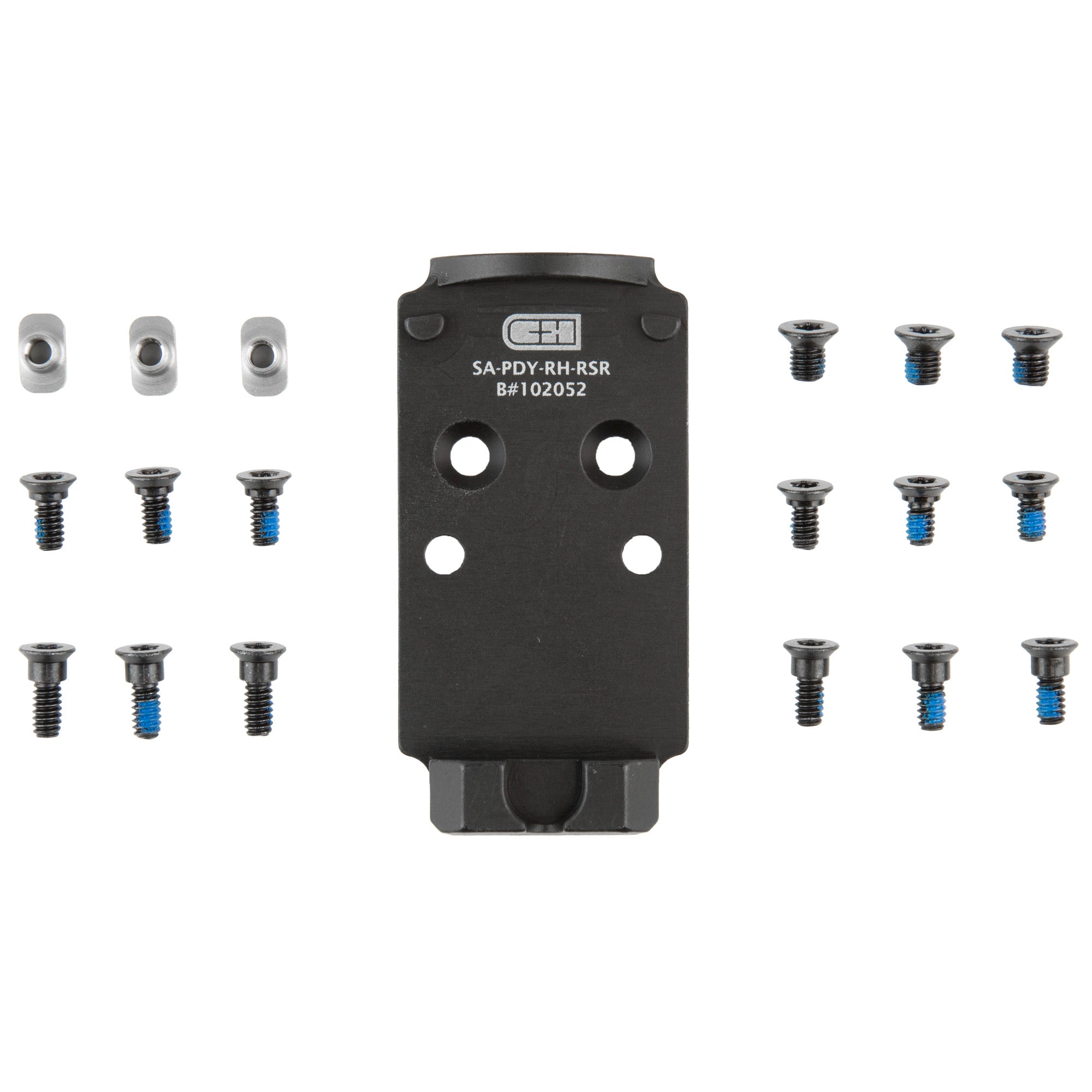 C&H Precision Prodigy Mount Plate for RMR, 407C, 507C, 508T - Black
